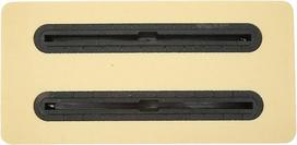 Hydrofoil-PVC-Schaumstoffbox, Hydrofoil-Montage-Schienenbox mit hoher Wasserdruckbeständigkeit, UV-beständiger Leichter Schaumstoffhalter für das Hydrofoil-Stabilisierungssystem (Schwarz)