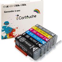 icartouche 6 rašalo kasetės, skirtos Canon PGI-530 / CLI-531 PGI530 / CLI-531 Canon Pixma TS8750 TS8751 (1PGBK / 1PBK / 1C / 1M / 1Y / 1GY)