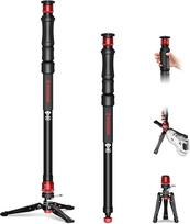 IFOOTAGE Cobra 3 A150S III Strike Monopod, fotoaparato monopodas, naujoviškas pedalo dizainas, tinka veidrodiniams fotoaparatams ir vaizdo kameroms, su pedalo fiksavimo pagrindu Monopodas siūlo