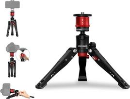 IFOOTAGE Cobra 3 monopodo bazė, 10 colių mini stalinis trikojis, skirtas Cobra 2 monopodui su 360° kampu besisukančia rutuline galvute, skirtas Sony, Nikon, Canon DSLR fotoaparatams, maksimali apkrova 8 kg