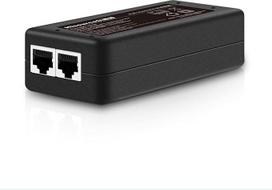 Iki 30 W galios PoE maitinimo šaltinis, 2,5 Gigabit PoE adapteris IP kameroms ir VoIP telefonams Tinklo atstumas iki 328 pėdų.