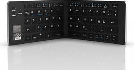 İnca IBK-579BT sulankstoma "Bluetooth" klaviatūra, itin plona ir įkraunama, kompaktiška kelioninė klaviatūra išmaniajam telefonui, planšetiniam kompiuteriui, "PC" ir "Mac", įvairiems įrenginiams, aliuminio lydinys, sidabro spalvos metalikas