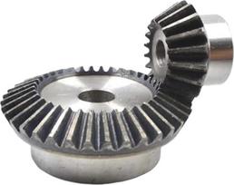 Industrielles Schräggetriebe, 1,5 m, 1:2, Kegelrad, 15T, 16T, 18T, 20/30/32/36/40 Zähne, gerade Kegelräder, 90-Grad-Antrieb (Größe: 20T-40T)
