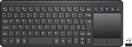 INFINMIND belaidė "Bluetooth" klaviatūra su jutikliniu kilimėliu, "Multi-Touch Trackpad