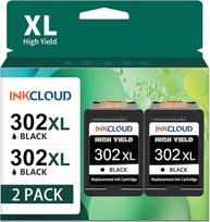 INKCLOUD 302 XL juodos spalvos HP 302 spausdintuvo kasetės, skirtos HP Envy 4525 4520 4522 4527 4524 DeskJet 3630 3636 3638 3639 1110 2130 OfficeJet 3830 3831 5220 5230