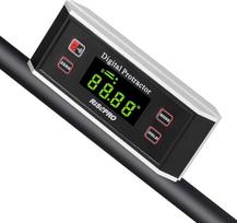Inklinometras, RISEPRO Skaitmeninis prototipas Kampų ieškiklis Lygis Inklinometras Magnetinis V formos griovelis 0 ~ 360 laipsnių su foniniu apšvietimu 82413B