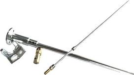 Integruota 2 mm šulinio sistema su M4 Achskopf, skirta šuliniams, ilgis 290 mm, aliuminis (su 3.175-2 mm)