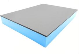 Įrankių įdėklas kietųjų putų sistemos įdėklas "Shadow Board" putų įdėklas įrankių vežimėliui, juodas/mėlynas, 20-60 mm storio (1020 x 300 x 50 mm)