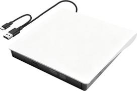 Išorinis DVD diskas, USB 3.0 ir C tipo nešiojamasis CD DVD +/-RW ROM diskas, skirtas nešiojamiesiems kompiuteriams, staliniams kompiuteriams, CD DVD įrašymo įrenginiams, suderinamas su "Windows XP / 2003 / Vista /7 /8/10/11 Linux" operacinėmis sistemomis