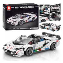 Techniniai blokai Super sportinio automobilio BALTAS KABRIOLETAS spoileris 348 dalys ZA5787