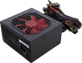ITEK Desert 550 550 W ATX, juoda, raudona - maitinimo blokas (550 W, 220-240, aktyvus, 12 cm, 1 ventiliatorius (ES), aktyvus)