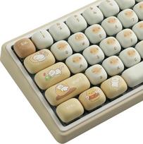 JakeTsai 137 klavišų PBT dangteliai, MOG profilio dangteliai, dažų sublimacija, individualus ANSI išdėstymo klavišų dangtelių rinkinys, suderinamas su "Cherry MX" jungikliais, mechaninėmis klaviatūromis
