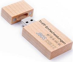JBOS 32GB USB 3.0 atmintukas su klevo medžio USB atmintukas su vienspalviu spausdintuvu ir įkvepiančiu dizainu - greitas atmintukas draugams, biurui, mokyklai