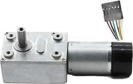 JGY-370 DC Schneckengetriebemotor mit hohem Drehmoment, 6 V, 12, 24, Mini-Motor, rechtwinkligliger Reduzierer (Variklio laikiklis, 160R-24 V)