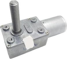 JGY-370 M8 DC-Getriebemotor, 33 mm Wellenlänge, 6 V, 12, 24, Schneckengetriebe, langsame Geschwindigkeit, automatische Verriegelung, Drehmoment 6/10/18/23/30/30/66/90/160 U/min (Paketas D, 40RPM-24V)