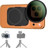 JJC 67mm magnetinis telefono filtro adapteris iPhone 14/15/16/17, 14/15/16/17 Pro Max, 14/15/16/17 Pro, 14/15/16/17 Plus, Filterhalter Filter Mount Objektivfilter Montageadapter Filterrahmen