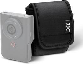 JJC Compact Camera Case for DJI Osmo 360 for Canon PowerShot V10, V10 Camera Travel Bag Nešiojamas fotoaparato krepšys Minkštas neopreninis apsauginis dėklas su reguliuojamu peties dirželiu ir karabinu