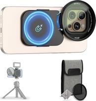 JJC magnetinis telefono filtro adapteris su CPL filtro rinkiniu, skirtas "iPhone 14", "15", "16", "14", "15", "16 Pro", "14", "15", "16 Plus", "14", "15", "16 Pro Max", 67 mm CPL filtras "iPhone 16