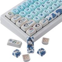 JOMKIZ 142 klavišų MOA profilio dažiklių rinkinys - ANSI išdėstymas, suderinamas su "Cherry MX" jungikliais, mechaninėmis klaviatūromis