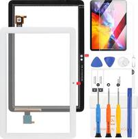 Jutiklinis ekranas für Amazon Kindle Fire HD8/HD8 Plus Tablet 10. Generation 2020 Bildschirm Digitizer K72LL3 K72LL4 Touchscreen Ersatz Reparatur-Set (Weiß, kein LCD Display)
