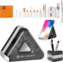 K&F CONCEPT 25 in 1 klaviatūros valymo rinkinys, kompiuterio valymo rinkinio priedai, skirti elektroniniams gaminiams, pvz., "Airpods", klaviatūroms, nešiojamiesiems kompiuteriams, ausinėms, mobiliesiems telefonams ir fotoaparatams, valyti
