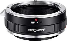K&F CONCEPT EOS-L rankinio fokusavimo objektyvo laikiklio adapteris, suderinamas su "Canon" (EF/EF-S) objektyvais ir fotoaparato korpusu su L laikikliu