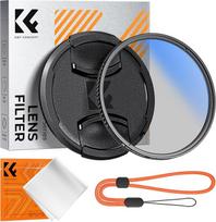 K&F CONCEPT filtras 67 mm poliarizacinis filtras CPL su daugiasluoksne danga, skirtas fotokamerų objektyvams, objektyvo dangtelio laikiklis, universalus objektyvo dangtelis (Nano-Klear)