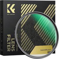 K&F CONCEPT filtras 77 mm Auksinis difuzinis 1/4 Vintage kinematografinis optinis stiklas su kelių nanodangomis (Nano-Xcel)