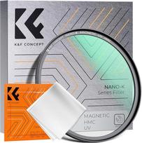 K&F Concept K serijos 67 mm apvalus UV filtras Plonas apsauginis filtras ryškesniems vaizdams, apsaugantis nuo dulkių, purvo ir įbrėžimų (magnetinis)