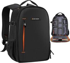 K&F Concept Kamerarucksack für Fotografen, Fotorucksack Klein Multifunktionale Camera Backpack Wasserdicht für SLR/DSLR Kamera Objektiv und Zubehör