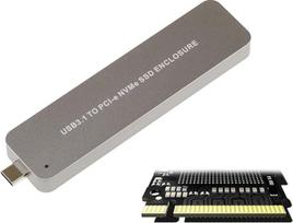 KALEA-INFORMATIQU. Korpusas USB 3.1 SSD M.2 NGFF M raktas. SUDERINAMAS SU 3.0 GEN. M2 NVME SSD. Su USB 3.1 10G Mini C jungtimi.