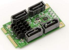 KALEA-INFORMATIQUE 4 prievadų SATA 3.0 6G mini PCI Express valdiklio kortelė su "Marvell" mikroschemų rinkiniu