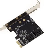 KALEA-INFORMATIQUE 4 prievadų SATA disko ir PCI Express PCIe x1 prievado valdiklio kortelė su AHCI ir UEFI palaikymo mikroschemų rinkiniu ASM1064