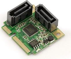 KALEA-INFORMATIQUE Mini PCI Express pusės dydžio 2 prievadų SATA 3.0 valdiklio kortelė su ASM1061 mikroschemų rinkiniu