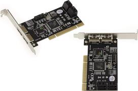 KALEA-INFORMATIQUE PCI valdiklio kortelė 4+2 prievadai SATA eSATA su SIL3114 mikroschemų rinkiniu Nepriklausomi arba grupiniai diskai Raid 0 1 0+1