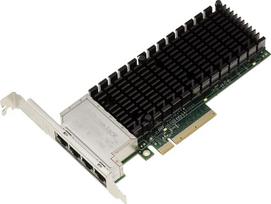 KALEA-INFORMATIQUE PCIe 3.0 x8 Quad RJ45 10G 5G 2.5G 1G 4 prievadai Kompiuterio ir serverio kortelė su "Intel X710-T4" mikroschemų rinkiniu