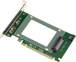 KALEA-INFORMATIQUE PCIe x16 PCIe 3.0 valdiklio kortelė, skirta PCIe NVMe U.2 SSD diskams