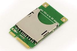 KALEA-INFORMATIQUE SD kortelių adapteris prie "Mini PCI Express" (MiniPCIE) prievado, palaikantis SD SDHC SDXC iki 2TB