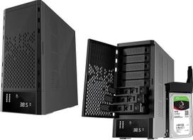 KALEA-INFORMATIQUE USB 3 ir eSATA stovo korpusas 8 SATA diskams. Maitinimo šaltinis 400 W, talpa 128 TB. HARWARE RAID