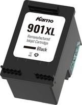 kamo 901 XL spausdintuvo kasetės suderinamos su HP 901 901XL kasetėmis, skirtomis Officejet J4500 J4524 J4535 J4540 J4545 J4545 J4550 J4580 J4585 J4600 J4624 J4660 J4688 0 G510 G510a G510g G510n (1x juoda)