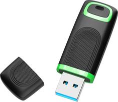KEXIN USB atmintinė 128GB 3.0, USB 3.0 atmintinė su dangteliu USB atmintinė 128GB USB flash diskas USB flash diskas, skirtas kompiuteriui Nešiojamasis kompiuteris Planšetinis kompiuteris Televizorius Automobilis Juoda Žalia