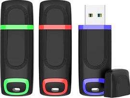 KEXIN USB atmintinė 256GB 3.0 3 pakuotės USB atmintinės 256GB