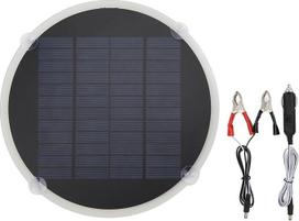Kleine Sonnenkollektoren, Runde Solarzellenpanel, Monokristalline Mini -Platine Hohe Konvertierungsrate 20W 12 V für das Ladung der Batteriezündung