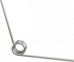 Kleine Torsionsfeder aus Edelstahl, 5 Stück V-förmige Torsionsfedern, 0, x 4 20 mm, 45-270°(Dešinysis, 0,5x4mm 1 Laps (120°))
