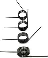 Kleines Torsionssortiment aus rostfreiem Edelstahl, V-Typ-Torsionsfedern, 10 Stück, 1,4 mm Drahtdurchmesser, 7-9,5 Außendurchmesser, 60/90/120/180°-Winkel(1.4x7mm 6 Laps (180°))
