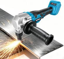 Knabber Blechknabber Kompatibel mit Makita 18V Akku,450W Kabellose Blechnibbler mit Bürstenlos Motor, 30000U/min,360° drehbarer Knabberkop Elektrische Blechschere für Edelstahl & Aluminium(ohne Akku)