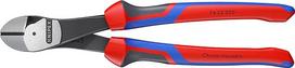 Knipex 7422250SBA 10 colių didelio sverto kampinės įstrižinės žirklės su patogia rankena
