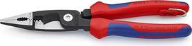 KNIPEX įrankiai - Elektros instaliacijos replės, 12,14 AWG, daugiakomponentės, su pririšamu tvirtinimu (13828TBKA)