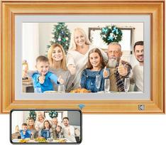 KODAK 14,1 colio WLAN skaitmeninis nuotraukų rėmelis, 1920 x 1080 Full HD IPS jutiklinis ekranas, išmanusis nuotraukų rėmelis su programėle, 32GB atmintis, automatinis pasukimas, dalijimasis nuotraukomis, muzika, vaizdo įrašais