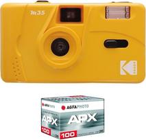 Kodak įkraunamas fotoaparatas M35 - 35 mm - saldainių rausvos spalvos